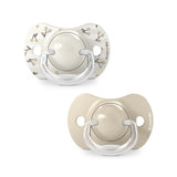 LOT DE 2 SUCETTES SYMETRIQUES SXPRO 0/6M BIRDIES BEIGE