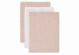 ° Gant de Toilette Gaze de Coton - Twinkling - 3 Unités wild Rose  °