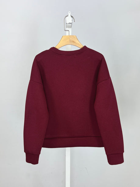 Sweat COEUR Bordeaux