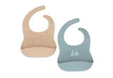 ° Bavoir Silicone - On The Go - 2 Unités °- emporté