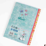 Carnet A4 rigide motif fleur Diddl