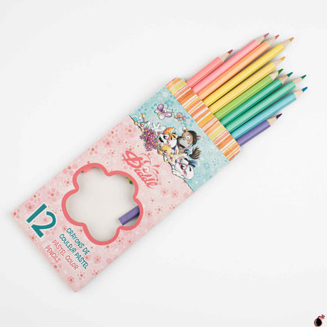 Boîte de 12 crayons parfumés Diddl