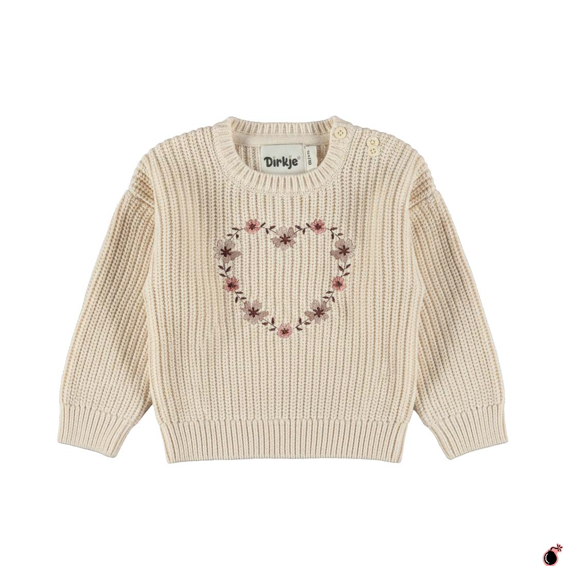 Sweat Fleur Blanc