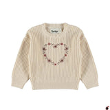 Sweat Fleur Blanc