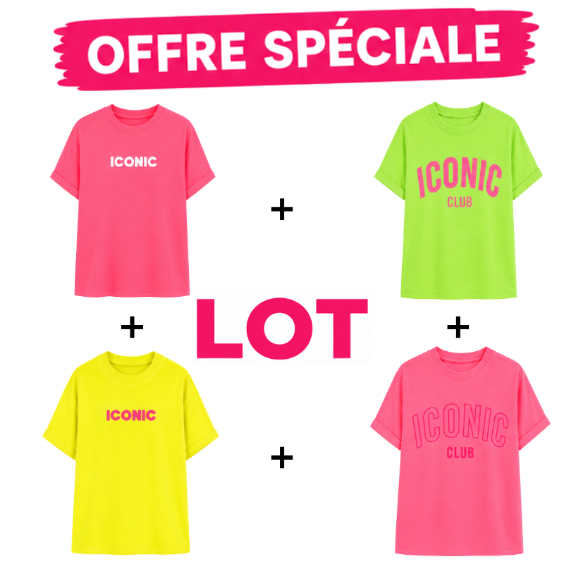 Lot ICONIC 4 t shirts