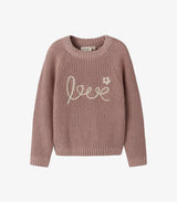 Gilet LOVE Misty Rose