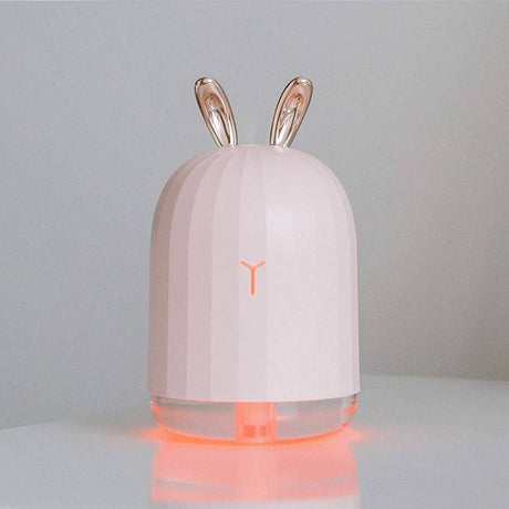Humidificateur/veilleuse LAPIN rose