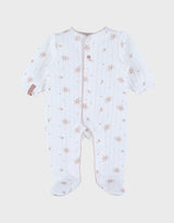 Pyjama bébé, coton vintage flower