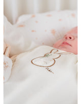 Pyjama bébé, velours brodé Snow