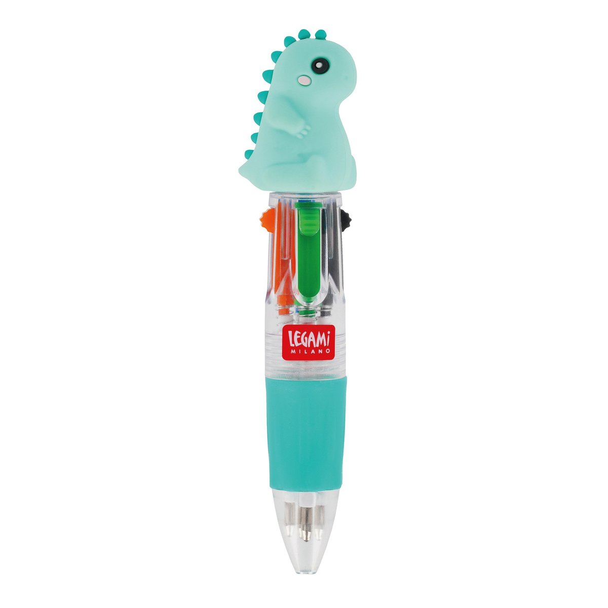 Stylo à bille 4 couleurs DINO