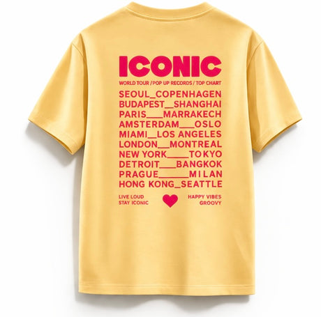 T-shirt ICONIC Jaune