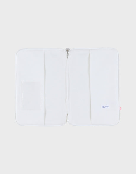Protège carnet de santé, mousseline bio dino