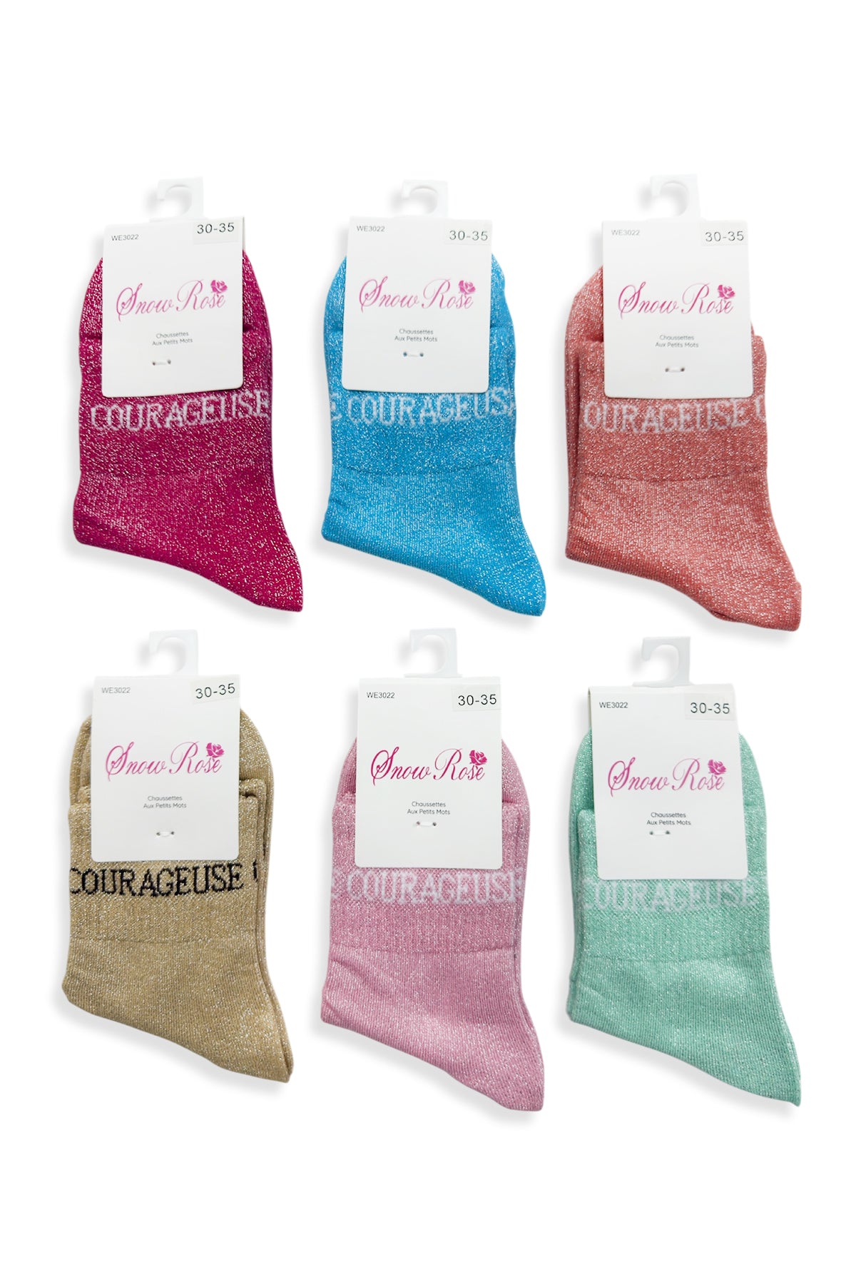 Chaussettes à paillettes COURAGEUSE