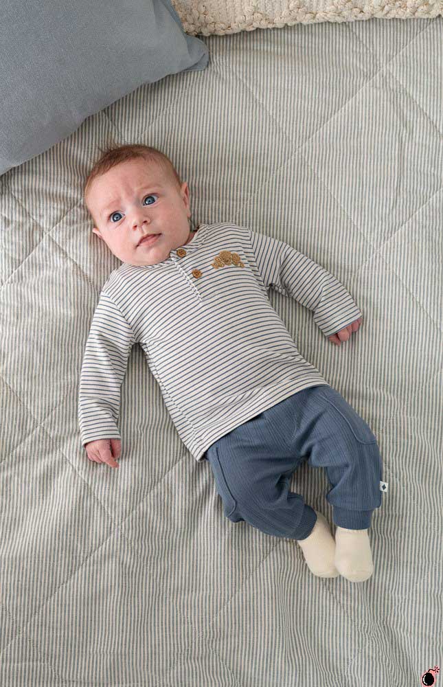 T shirt Morning Bleu