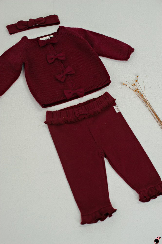 Legging Love Bordeaux