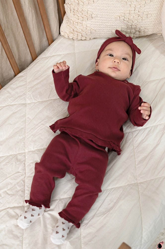Legging Love Bordeaux