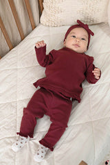 Legging Love Bordeaux