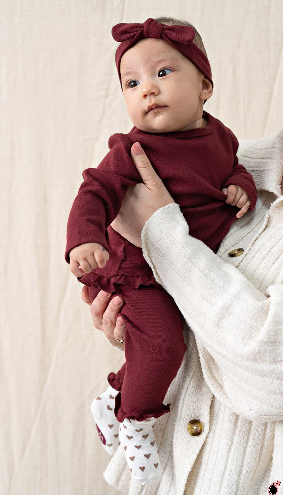 Legging Love Bordeaux