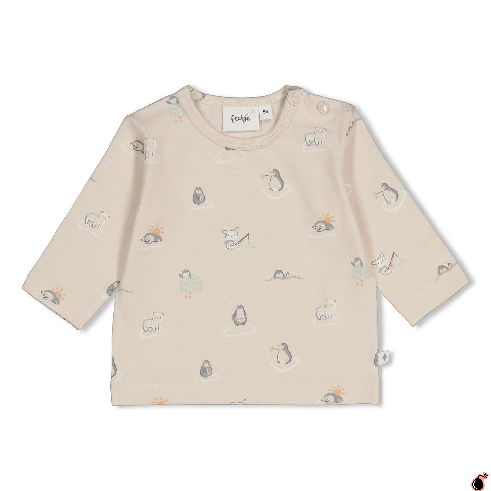 T shirt Pingouin Jaune