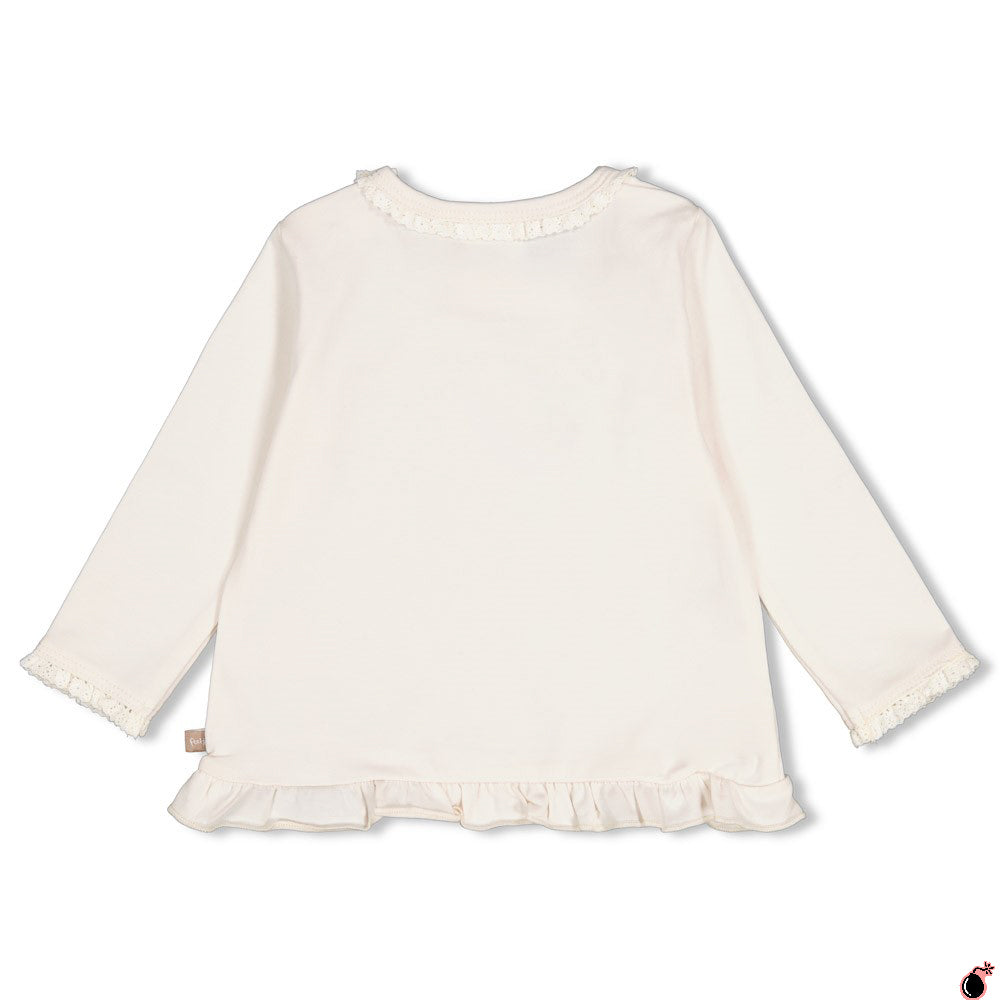 T shirt Love Blanc