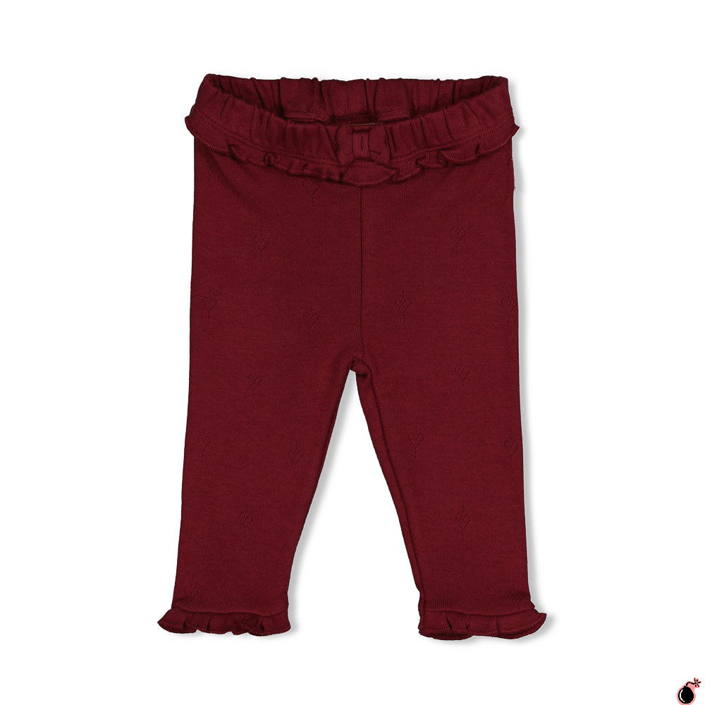 Legging Love Bordeaux