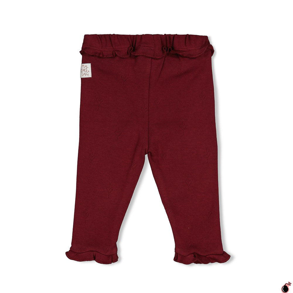 Legging Love Bordeaux