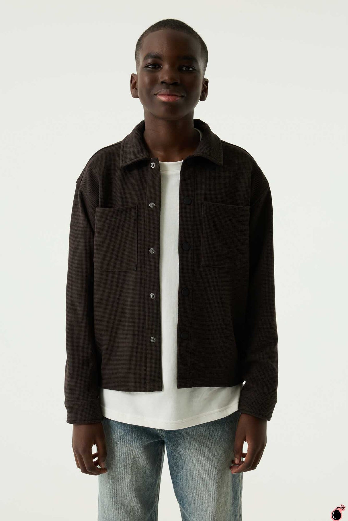 Chemise Raffaele Marron
