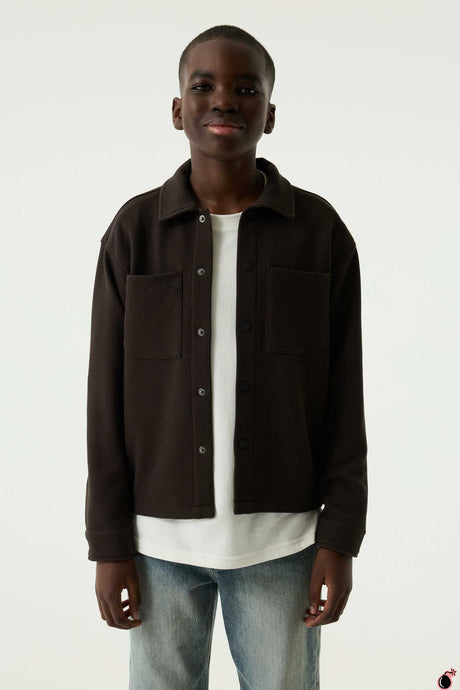 Chemise Raffaele Marron