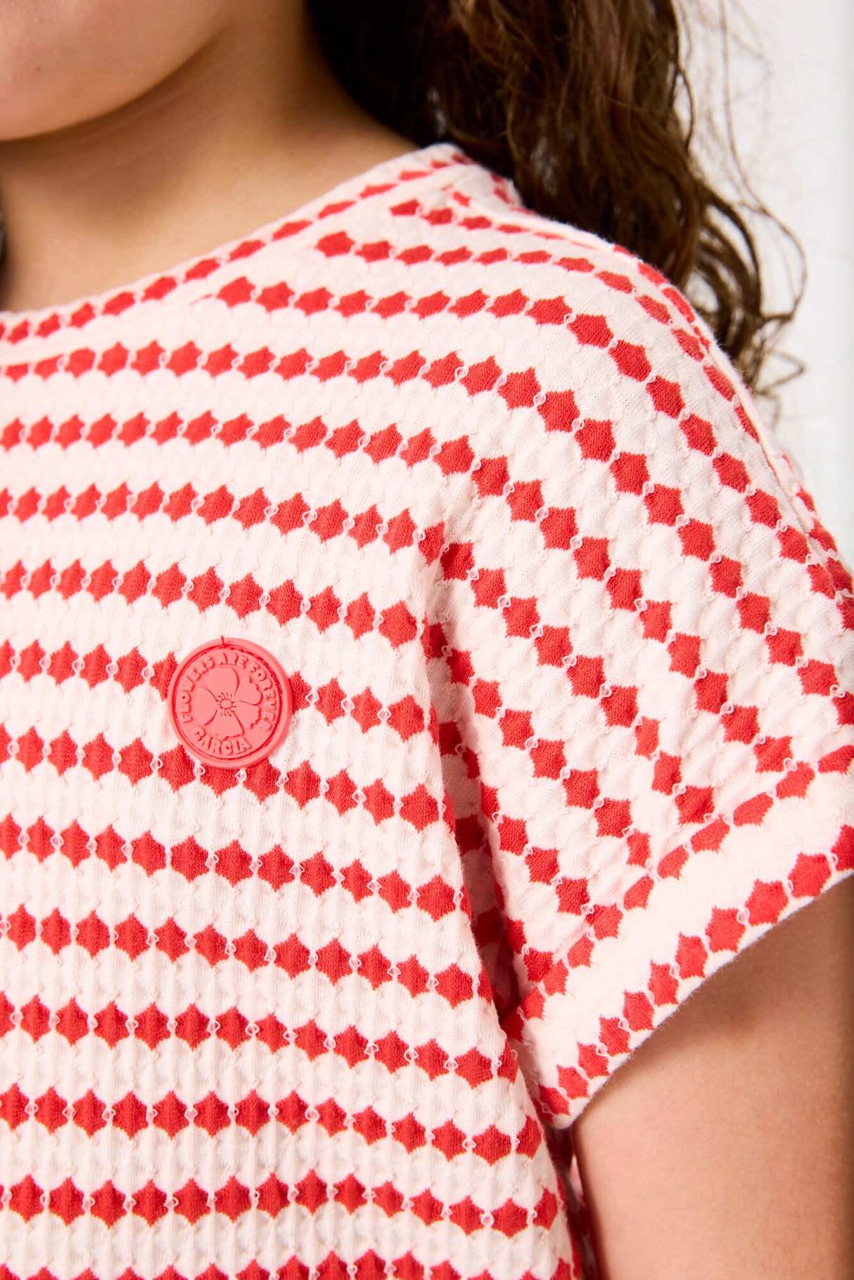 T shirt Cecilia Rouge