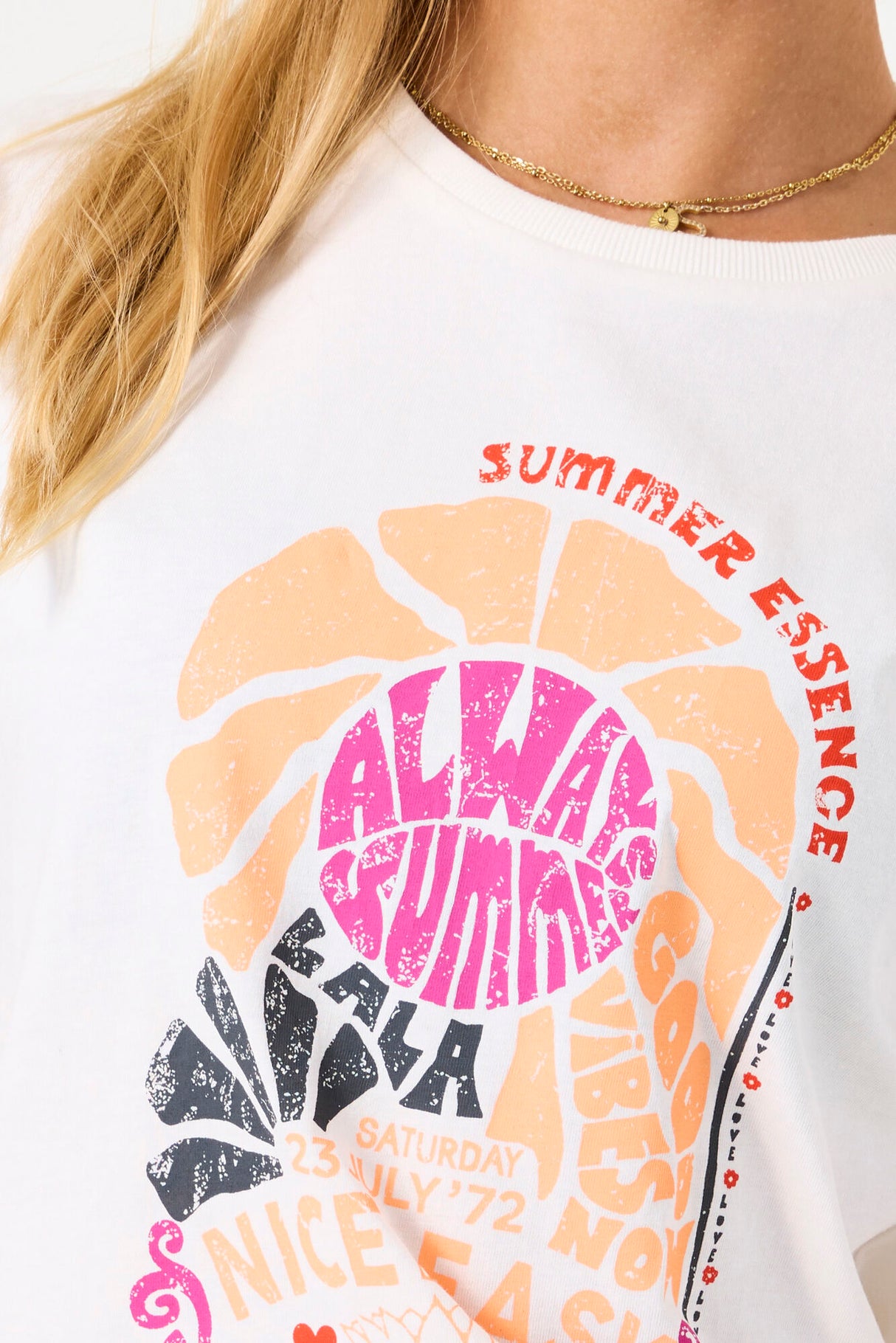 T shirt Greta Blanc