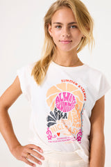 T shirt Greta Blanc