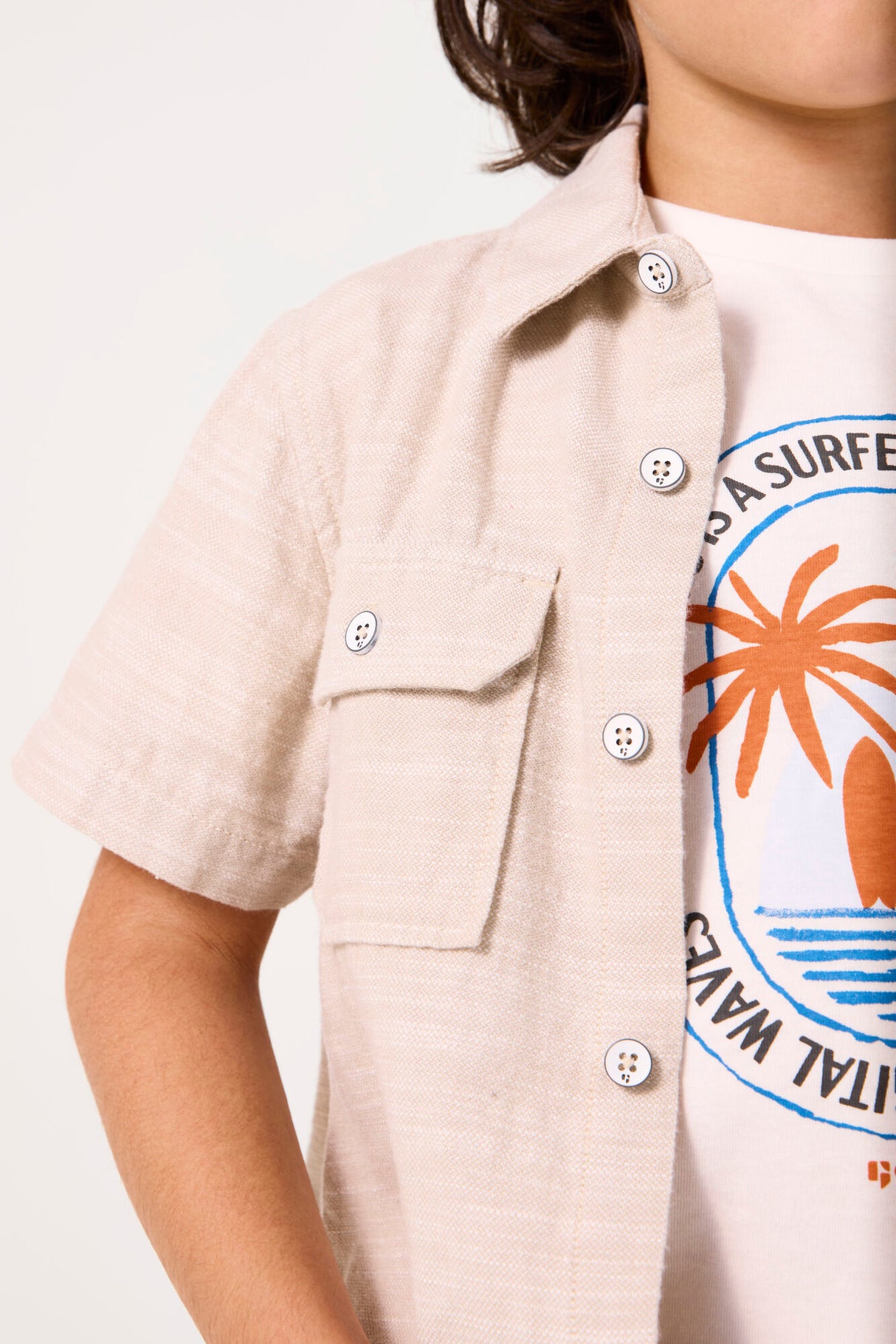 T shirt Riccardo Marron