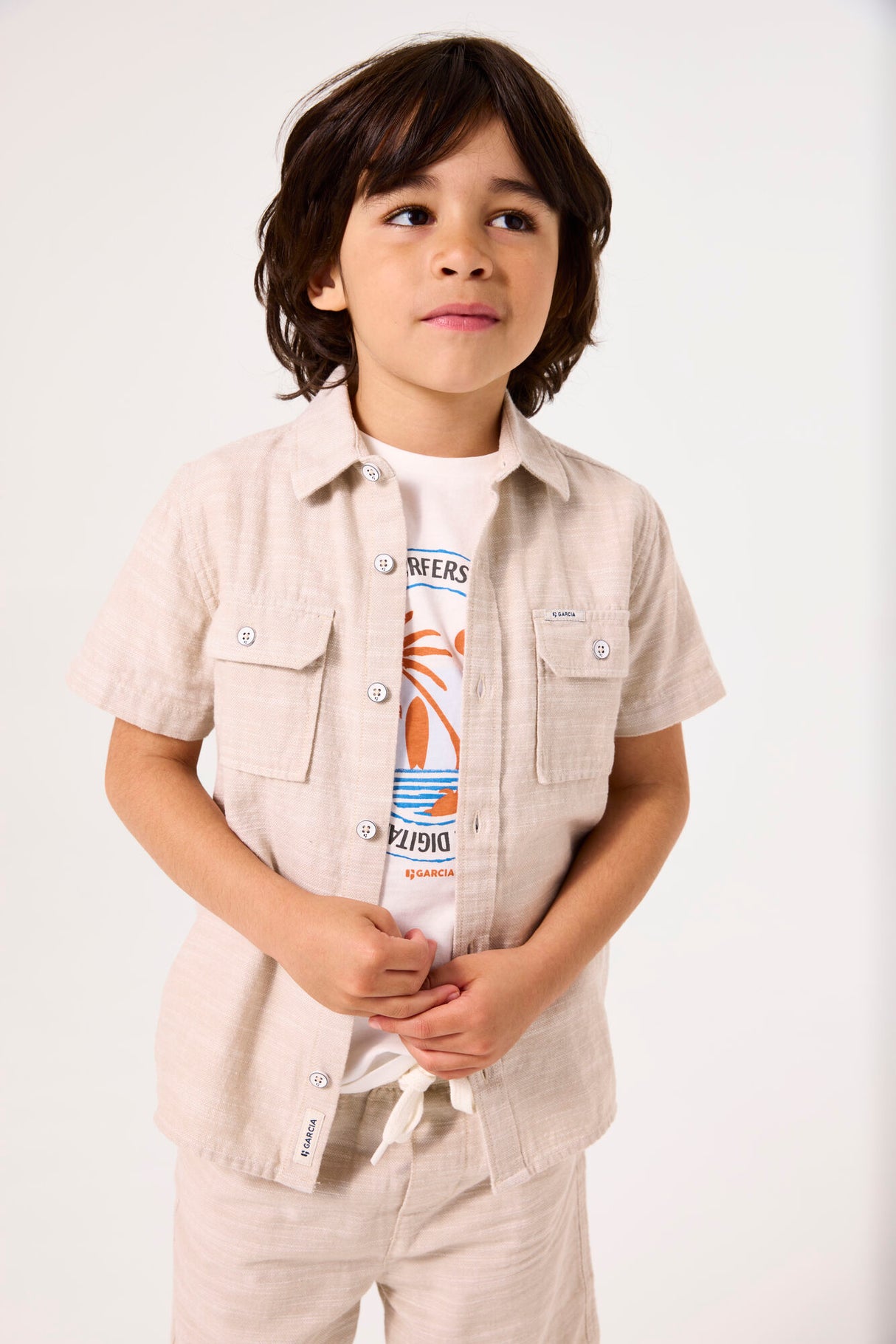 T shirt Riccardo Marron