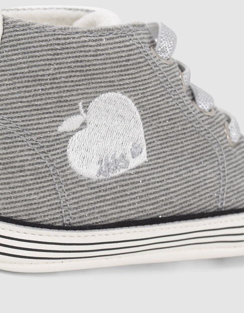 Baskets NAVY CAMPUS Argent