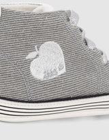 Baskets NAVY CAMPUS Argent