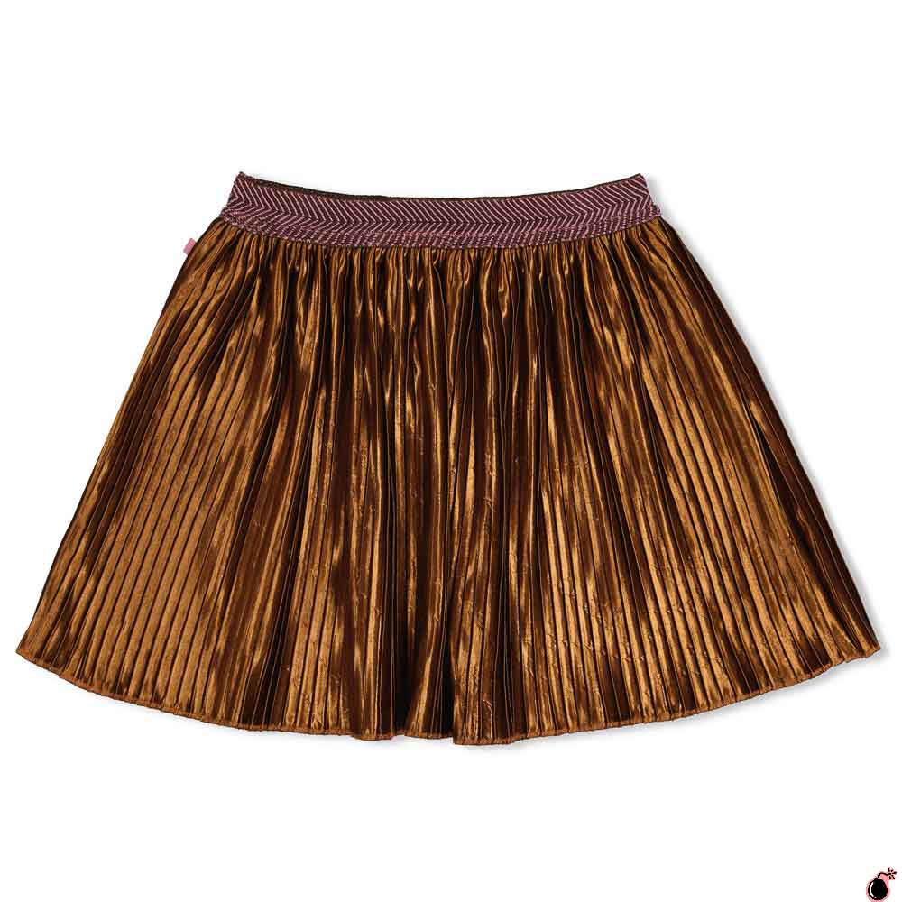 Jupe City Chic Brun