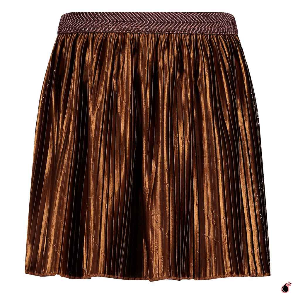 Jupe City Chic Brun