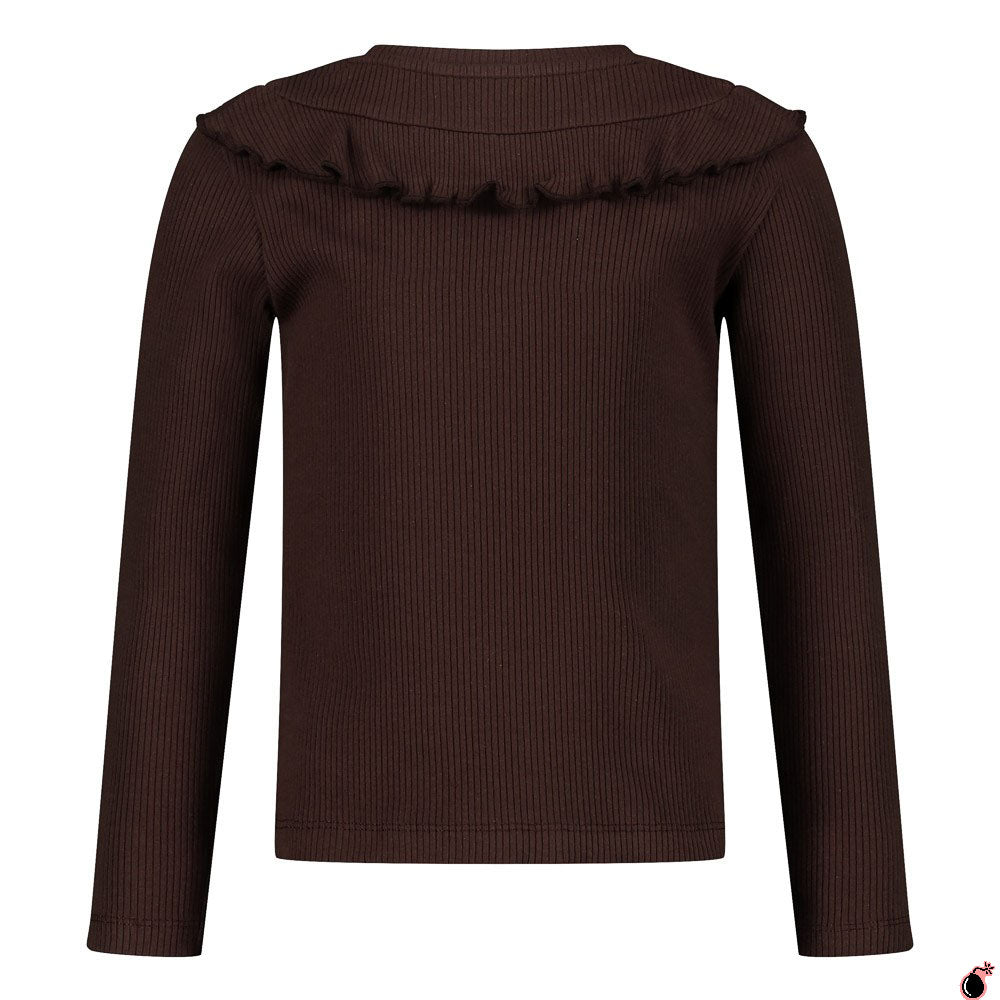 T shirt City Chic Brun