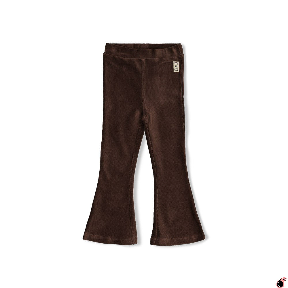 Pantalon City Chic Brun