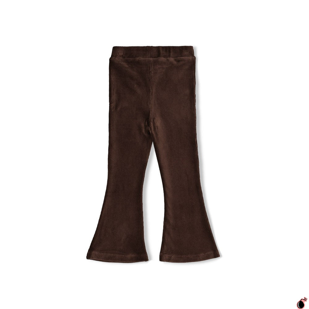 Pantalon City Chic Brun