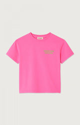 T shirt FIZVALLEY Rose fluo