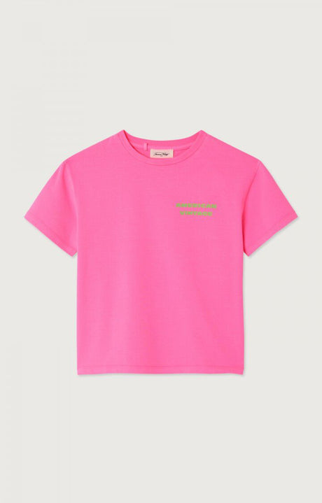 T shirt FIZVALLEY Rose fluo