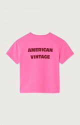 T shirt FIZVALLEY Rose fluo