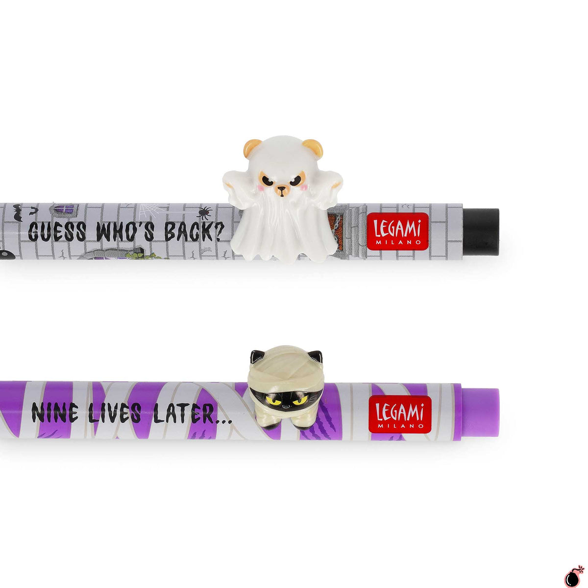 Set de 2 stylos Gel Fantôme & Momie