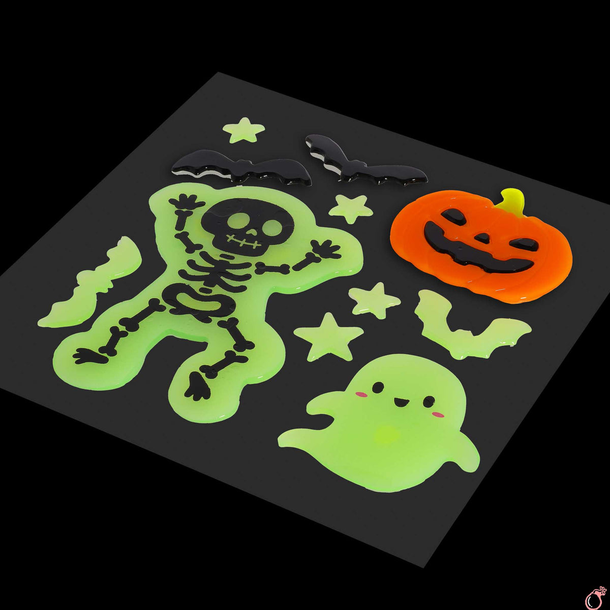 Stickers gel fenêtre Squelette