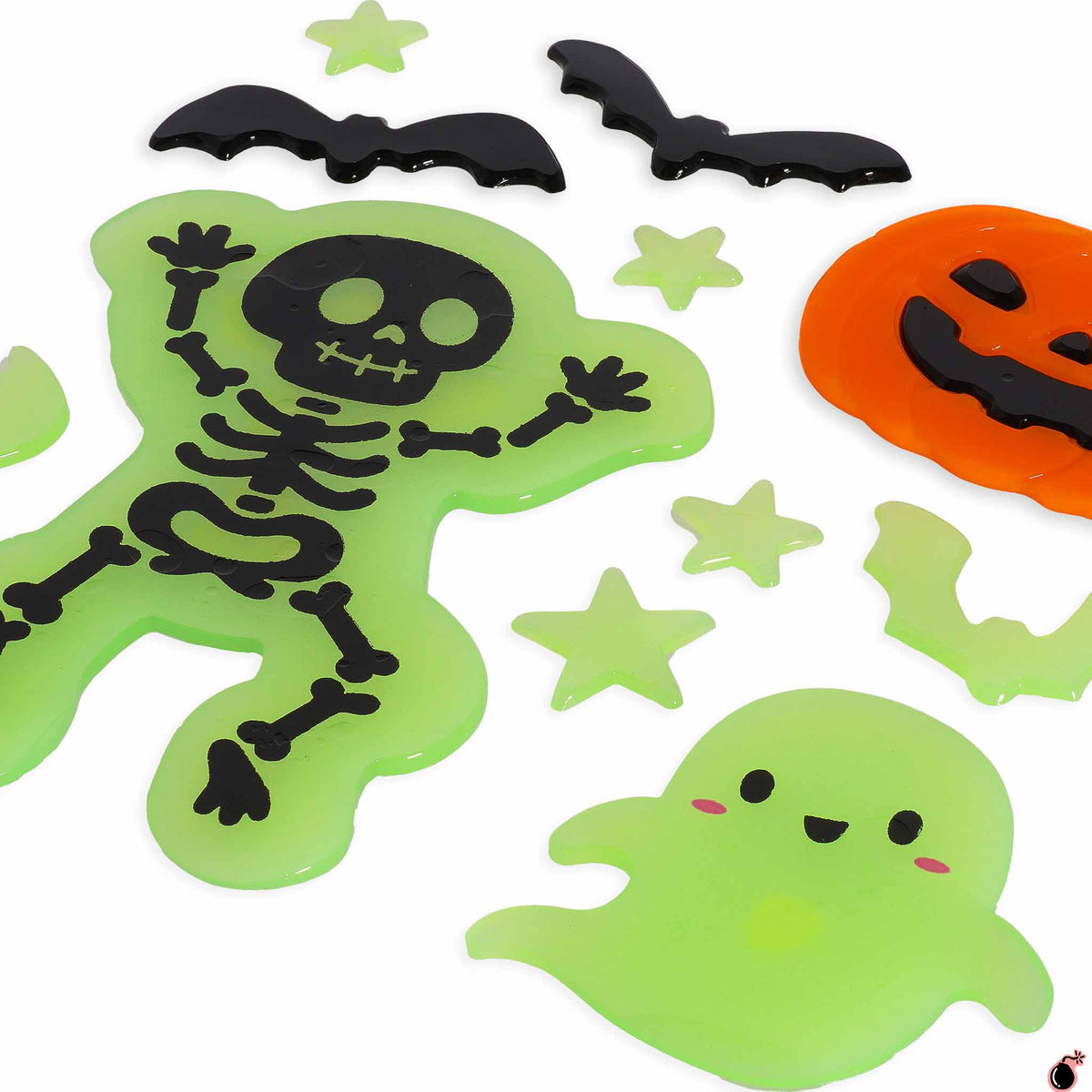 Stickers gel fenêtre Squelette