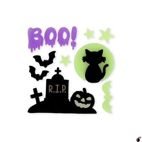 Stickers gel fenêtre Boo!