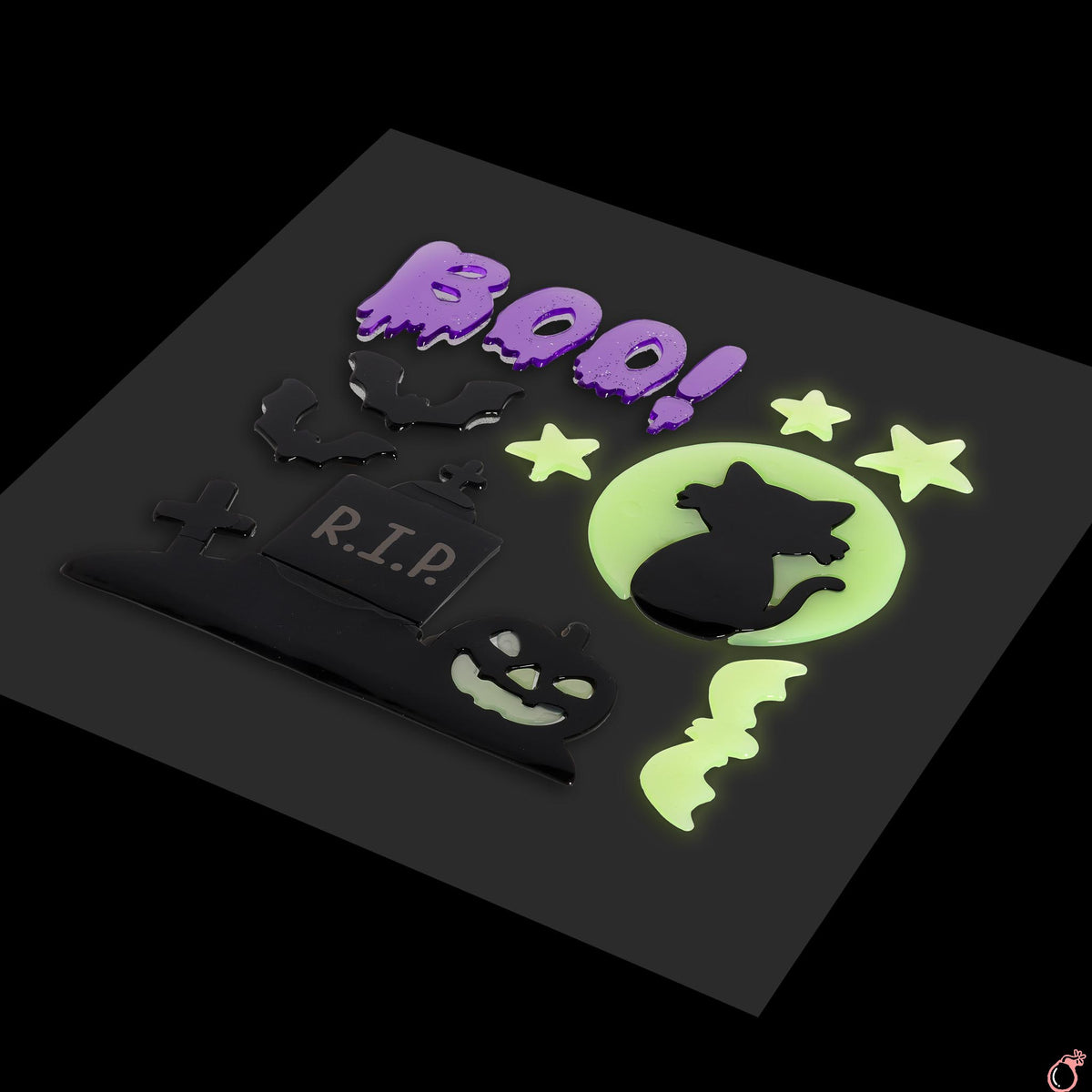 Stickers gel fenêtre Boo!