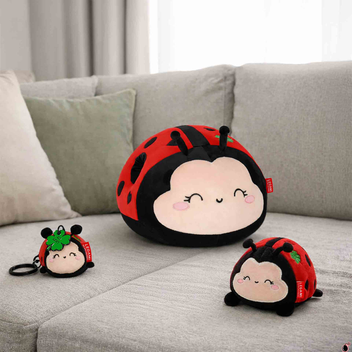Peluche minisoft LADYBUG