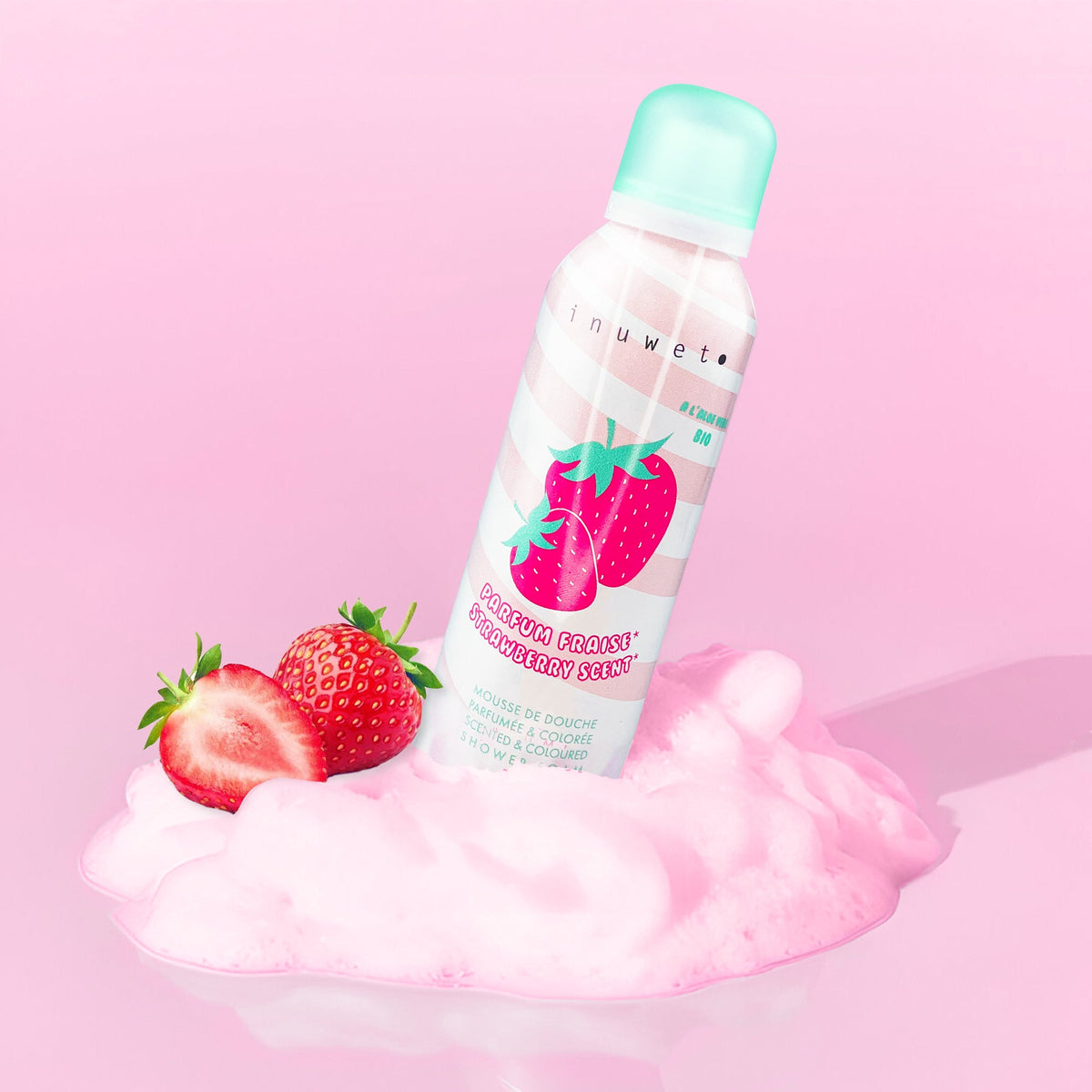 Mousse de douche - Parfum fraise